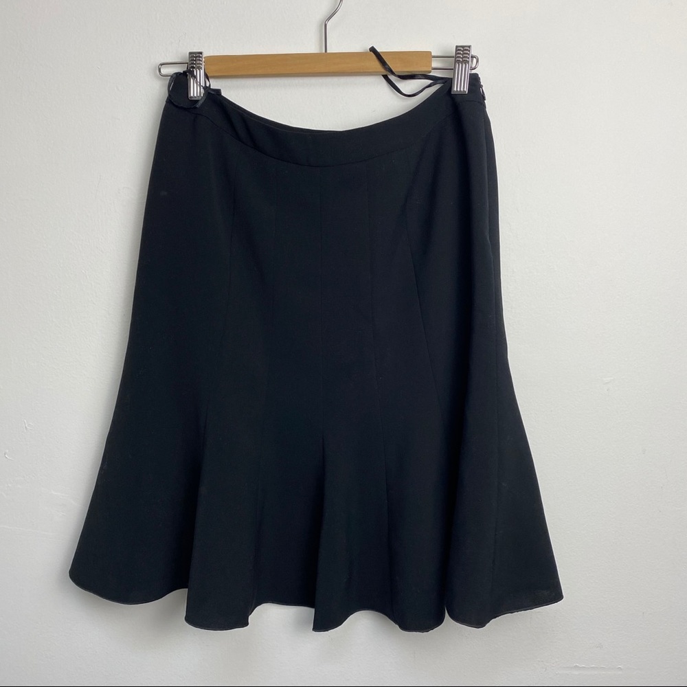 Nipon Boutique Black Flared A line Skirt